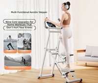 Nouvelle version de la machine d'escalade verticale pour la maison, appareil de fitness pour l'escalade d'escalier avec poignée d'exercice