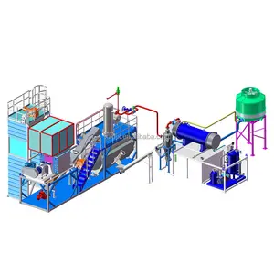 Companct rendering plant of animal poulty chicken slaughthouse waste rendering plant