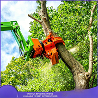 Excavatrice forestière électrique entièrement automatique pour l'abattage d'arbres et l'élimination des branches, pour usage forestier et municipal