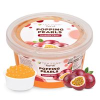 Hoge Kwaliteit Passievrucht Popping Pearls Competitieve Prijs Bubble Tea Ingrediënten TW Oorsprong 1.0lb Verpakking