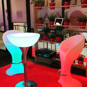 Tabouret de bar lumineux, nouveau design, tabouret de bar Alies, chaise de salon LED, tabouret de bar (Bs100) - Product Image 2