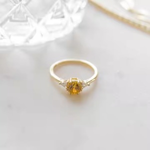 14K Real Gold Fancy Yellow Lab Grown Diamond <b>Ring</b> Elegant Engagement Wedding or Promise <b>Ring</b> for Women - Product Image 4