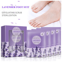 Kit de pédicure de luxe professionnel 4-en-1 pour spa des pieds de haute qualité OEM ODM ensemble de manucure et de pédicure à base de plantes