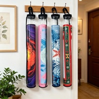 Tube en PVC étanche pour tapis de mahjong, tubes de rangement transparents pour tapis de mahjong, 36'' x 3'', tube en plastique souple transparent pour tapis de mahjong