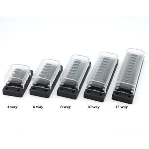 Bloc de fusibles à lame 8 voies pour entrées et sorties, support de fusibles pour fusibles ATC/ATS/287/257 pour automobile, camion, bateau, marine, camping-car - Product Image 6