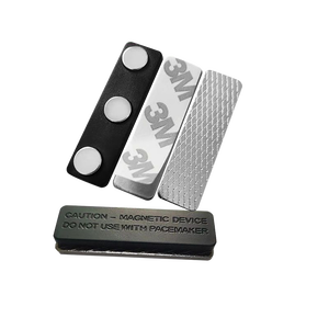 45x13mm Nam châm công nghiệp vĩnh viễn NdFeB huy hiệu với 3 nam châm để hiển thị tên Phù Hiệu hoặc vật tư văn phòng - Product Image 4