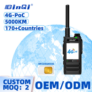 <span class=keywords><strong>Radio</strong></span> PTT Android 2G 3G 4G WiFi POC de Largo Alcance (5000 km), Intercomunicador Móvil con GPS, Walkie Talkie de Mano, <span class=keywords><strong>Radio</strong></span> Bidireccional con Tarjeta SIM - Product Image 1