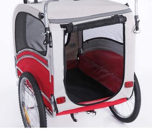 Grande poussette pour animaux de compagnie pour 1 grand ou plusieurs chiens moyens avec suspension de pneu remplie d'air - Product Image 3