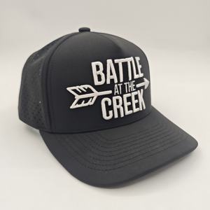 Performance Waterproof Sporty Leopard 3D Embroidery Laser Cut Hole Polyester 5 Panel Snapback Customizable Sports <b>Caps</b> - Product Image 1