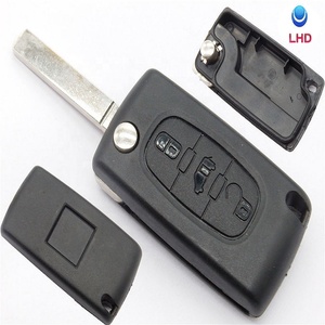 3ปุ่มปรับเปลี่ยนเปลือกกุญแจแบบพับได้สำหรับ Fiat scudo Ulysse Fit <span class=keywords><strong>Lancia</strong></span> <span class=keywords><strong>phedra</strong></span> HU83ใบมีด VA2 CE0523แบตเตอรี่แบบไม่มี - Product Image 1