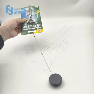 Synmel cáp có thể thu vào khóa mùa xuân nạp an ninh vòng tròn kéo hộp cho điều khiển từ xa và máy tính bảng showroom <span class=keywords><strong>EAS</strong></span> hệ thống - Product Image 3