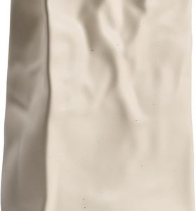 Gốm dày rộng túi giấy bình Crinkle gốm hoa bình màu trắng bình độc đáo kệ sách - Product Image 4