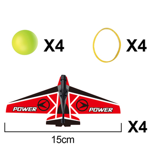 Nuevo Lanzador de Aviones de Juguete con Planeador de Espuma, Lanzamiento Continuo de Bolas de <span class=keywords><strong>Ping</strong></span> <span class=keywords><strong>Pong</strong></span>, Avión de Espuma 3 en 1 - Product Image 4