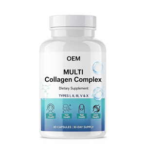 OEM ODM แคปซูลมัลติคอลลาเจน 90 แคปซูล 5 ชนิด ผสมไบโอเพอรีน บำรุงผิวและข้อต่อให้แข็งแรง - Product Image 1