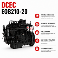 Motor Diésel Automotriz Turboalimentado SCDC Cuminns DCEC Serie EQB EQB210-20 155kW 210hp para Camiones, Autobuses y Vehículos Comerciales