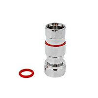 Superflex 1/2 \ "câble d'alimentation prise RF avec broches en laiton 1P 50ohm impédance Mini DIN connecteur mâle pince approvisionnement d'usine 4.3-10 Jack
