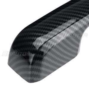 Coques de poignées de portières de voiture avec clé intelligente + Ensemble de garnitures de panneaux de poignées de portières extérieures pour Ford F-150 F150 F-250/HD F-350/HD 15-19 - Product Image 6