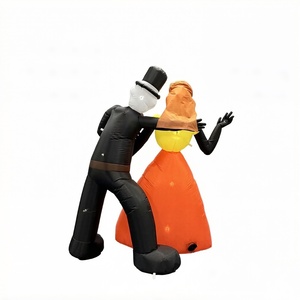 Esqueleto Inflable Impermeable de 7 Pies para Halloween, Día de Muertos, Pareja de Novios, Gran Venta para Decoración de Fiestas al Aire Libre - Product Image 4