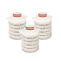Cartouche filtrante plissée microporeuse industrielle en PP, 69 mm DE, extrémité 222/226/plate pour préfiltration RO