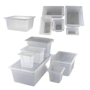 Sunmax Équipement pour la restauration commerciale Autres fournitures pour hôtels et restaurants Plat à friture pour aliments Poêle en plastique PP Gn avec couvercle - Product Image 5