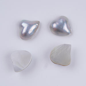 Cuentas de Perlas de Agua Dulce Blancas Naturales de 15 mm, Cuentas de Mármol de Agua de Mar, Cuentas Sueltas Semiterminadas para Joyería Trenzada DIY - Product Image 5