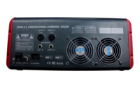 Consoles de mixage série PMR avec interface USB, amplificateur de puissance 650W, 6/8/12 canaux, performances professionnelles, DSP 24 bits