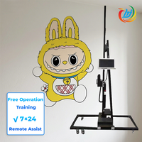 Impresora de inyección de tinta de pared Uv Mural Vertical 3D para pintura de suelo de pared Mural Impresora de pared Máquina de impresión