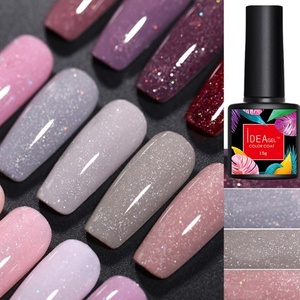 Vernis à ongles gel pailleté en gros OEM ODM, marque privée, fournisseur d'usine, 12 couleurs super brillantes, à retirer par trempage, UV LED, longue tenue - Product Image 4