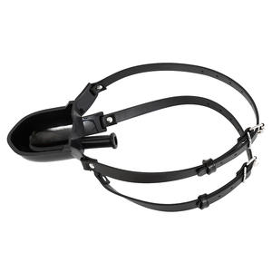 อุปกรณ์รัดศีรษะแบบซิลิโคนใหม่ พร้อมลูกบอลปิดปาก ที่ปิดปากแบบสวมศีรษะ อุปกรณ์พันธนาการ สำหรับเกม SM ของคู่รัก - Product Image 5