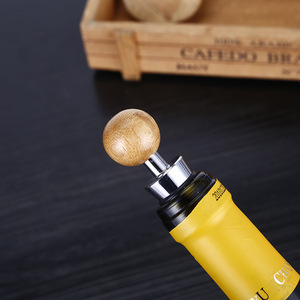Ensemble cadeau de <span class=keywords><strong>tire</strong></span>-<span class=keywords><strong>bouchon</strong></span> à vin en bambou en bois de 4 pièces en gros avec boîte cadeau d'ouvre-bouteille de vin rouge - Product Image 6