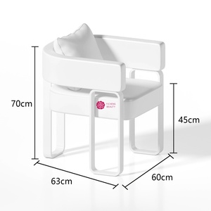 Poltrona Singola Moderna Yicheng Beauty, Comoda Sedia con Braccioli per Soggiorno, Camera da Letto, Balcone, Arredamento Casa - Product Image 3