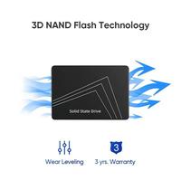 Disque dur SSD SATA 128 Go 256 Go 512 Go 1 To 2 To SATA3 2,5 pouces Disques internes pour ordinateur portable HDD pour PC portable