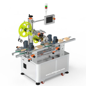 SKILT Elektrischer Automatischer <span class=keywords><strong>Clamshell</strong></span> C-<span class=keywords><strong>Wrap</strong></span> Box Etikettierer Dreiseitige Dreidimensionale Etikettiermaschine PLC Servomotor Papier - Product Image 3