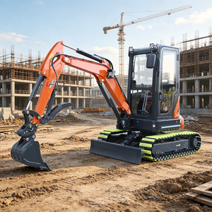 Mini-excavatrice sur chenilles hydraulique de 3,5 tonnes certifiée EPA CE, petite pelle pour travaux de construction, aménagement paysager et déplacement de terre - Product Image 1