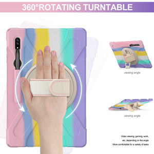 Pour Samsung Galaxy Tab S8 Ultra étui de protection support rotatif couverture complète Protection robuste avec support de stylet - Product Image 5