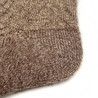 Laine Gots Oeko-Tex de haute qualité et Rws Design personnalisé Chaussettes en tricot de laine d'hiver Chaussettes en laine épaisse