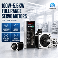 Moteur servo Zhengyuan 100W-3.8KW pour l'automatisation industrielle, mouvement précis, IP65, RS485, CAN, fournisseur OEM, usine