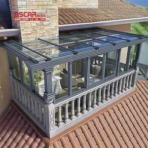 Enceintes étanches sur mesure, utilisation résidentielle pour les fêtes <span class=keywords><strong>de</strong></span> <span class=keywords><strong>jardin</strong></span>, couvercles électriques rétractables, toit en pente, véranda - Product Image 1