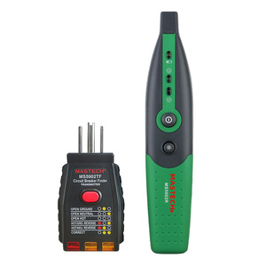 Détecteur de disjoncteur Mastech MS5902, testeur de prise 195 mm avec fonction de localisation de ligne pour les tests électriques - Product Image 3