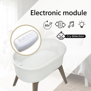 Cuna Automática de Alta Calidad Estilo Euroamericano, Diseño Moderno y Práctico, Cuna Eléctrica para Bebé - Product Image 3