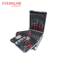 Ensemble d'outils manuels tout-en-un de qualité professionnelle de 158 pièces, kit d'outils pour la maison, avec boîte à outils en plastique, outils pour électriciens, pour cadeau