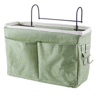 Sac de rangement suspendu en toile pour chevet, pochette pour magazines de chambre, organiseur de couches, porte-jouets, boîte à mouchoirs pour bébé, organisateur de chevet à domicile