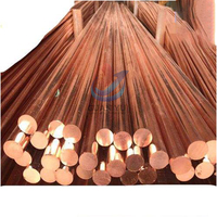 ASTM C12200 C12100 C11000 99.99% barres de cuivre carrées rondes pures tige plate en cuivre barre omnibus en cuivre de 8mm