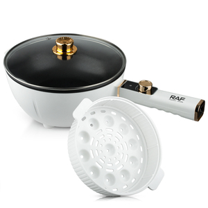 Nouvelle marmite électrique multifonction 5L antiadhésive, cuiseur électrique portable avec cuiseur vapeur - Product Image 1