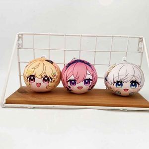 Personalize Cheap Manjuu Filling Cute Anime Mini Short Plush Pillow Keychain - Product Image 3
