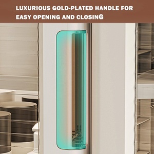 Белый складной шкаф для хранения, органайзер, складной пластиковый контейнер для хранения, узкий шкаф - Product Image 5