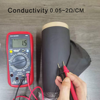 Tissu conducteur en cuivre nickelé anti-ondes électromagnétiques, ignifuge, pour boîtier électronique