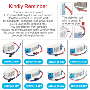 Kunststoff-LED-Licht treiber 6W 10W 20W 36W 50W 300Ma 450Ma 600Ma 900Ma 1500Ma Konstantstrom-Hochleistungsversorgungs-Lampen transformator- - Product Image 3