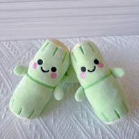 En gros : Pendentifs en peluche fruits et canne à sucre, Ornements de sac en bambou style dessin animé, Porte-clés en peluche, Poupées, Petites figurines, Cadeau pour enfants