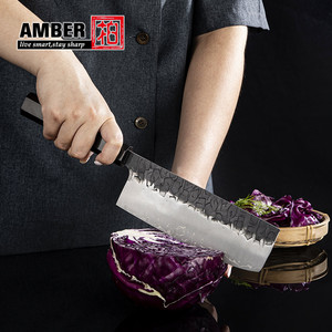 6 قطع مطرقة مزورة سان ماي الصلب الفاخرة ثمانية الأضلاع خشب الأبنوس قبضة اليدوية سان ماي الصلب 10Cr15CoMoV سكين - Product Image 4